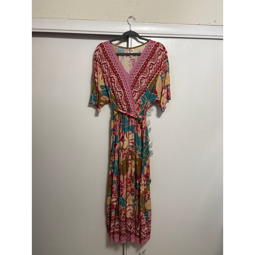 Uec. Figs and flowers from anthropology dress. Size L